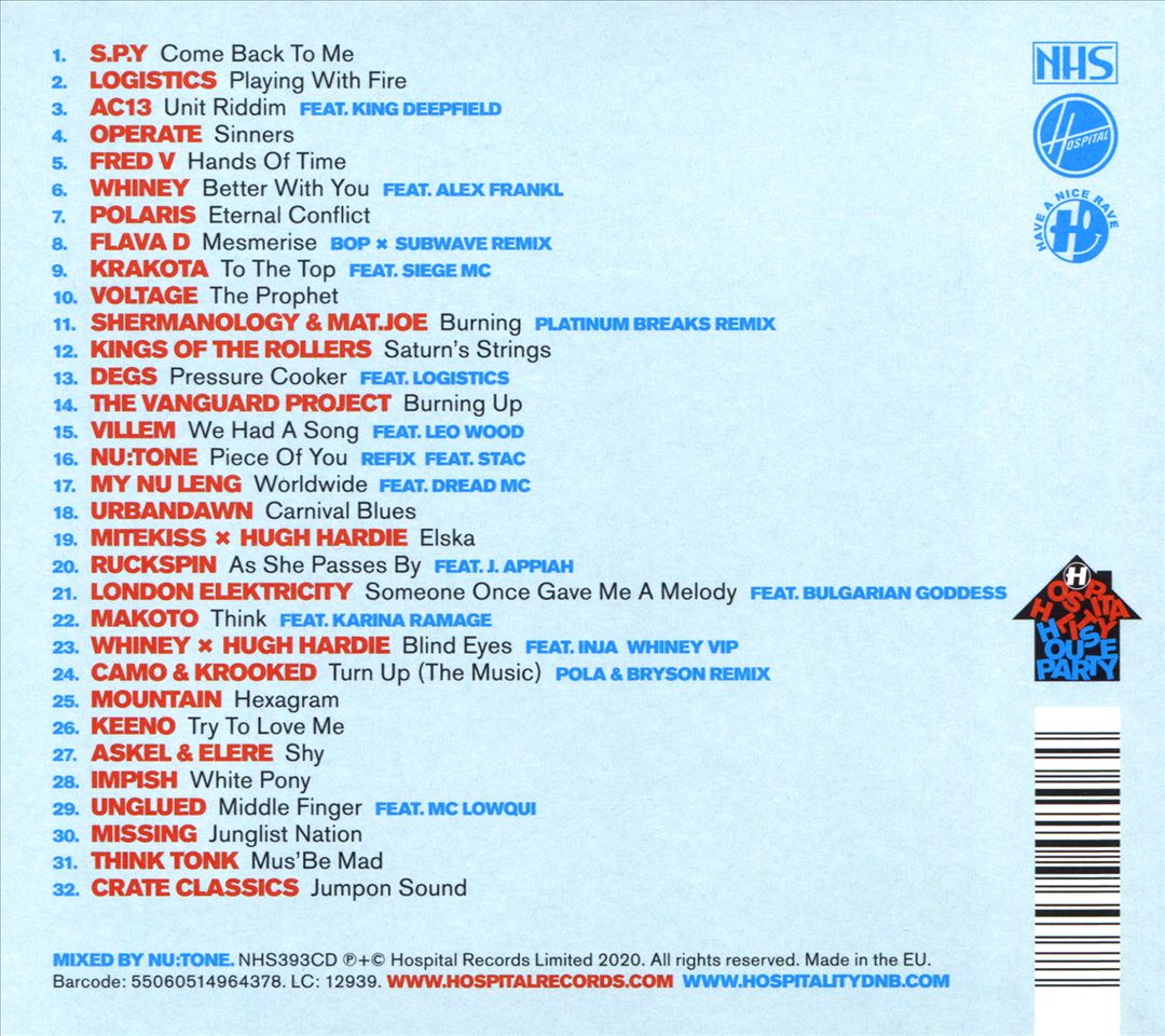 Hospitality House Party cover art