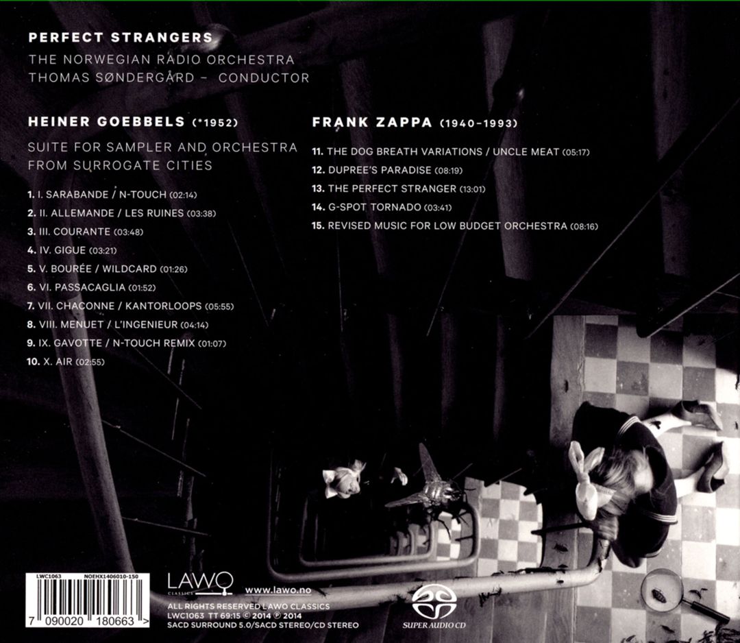 Heiner Goebbels & Frank Zappa: Perfect Strangers cover art