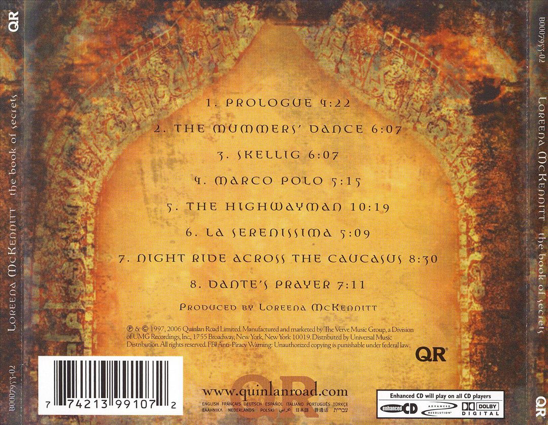 The Book of Secrets [Bonus DVD] cover art