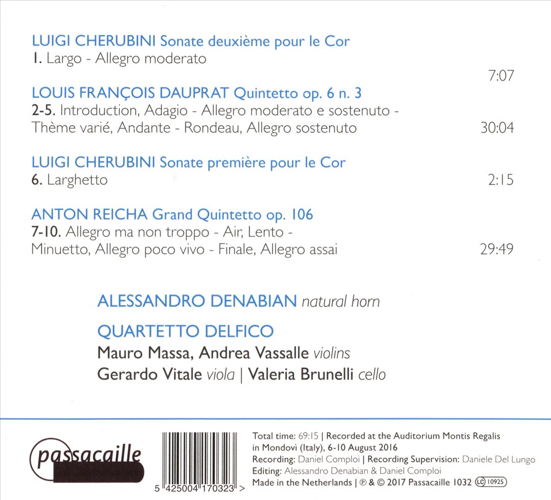 Paris 1804: Music for Horn & Strings cover art
