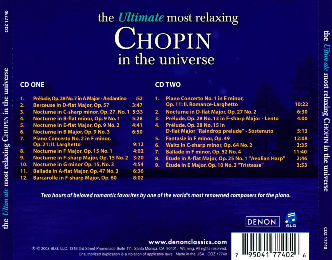 Ultimate Most Relaxing Chopin in the Universe cover art