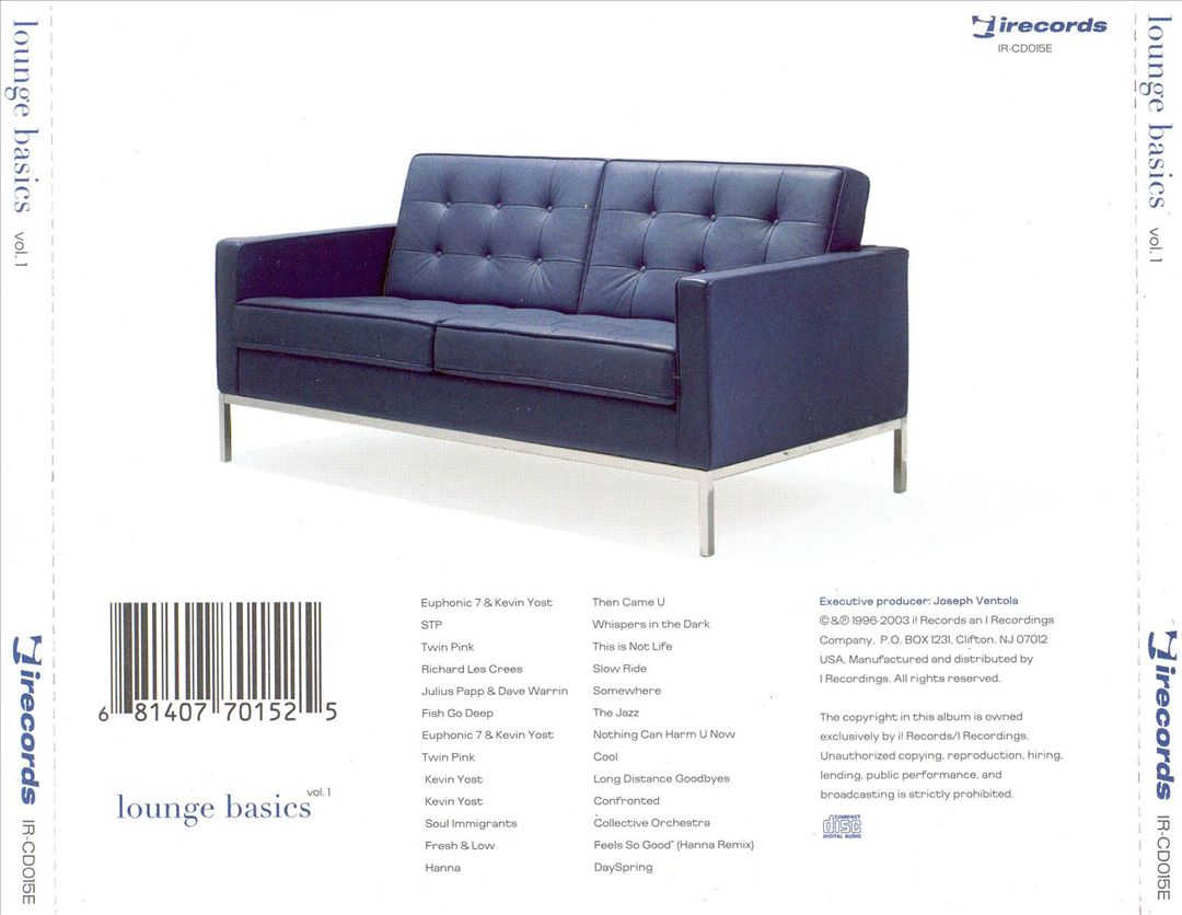 Lounge Basics, Vol. 1 cover art