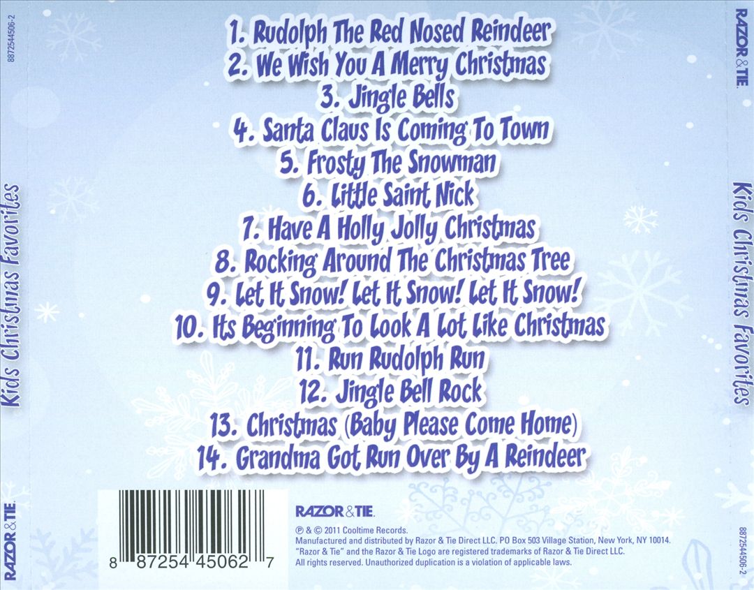Cooltime Kids: Kid's Christmas Favorites cover art