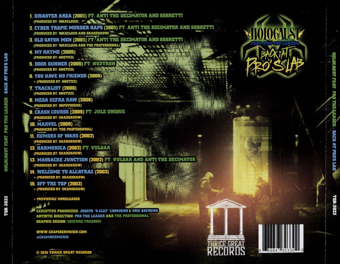 Back at Pro's Lab cover art