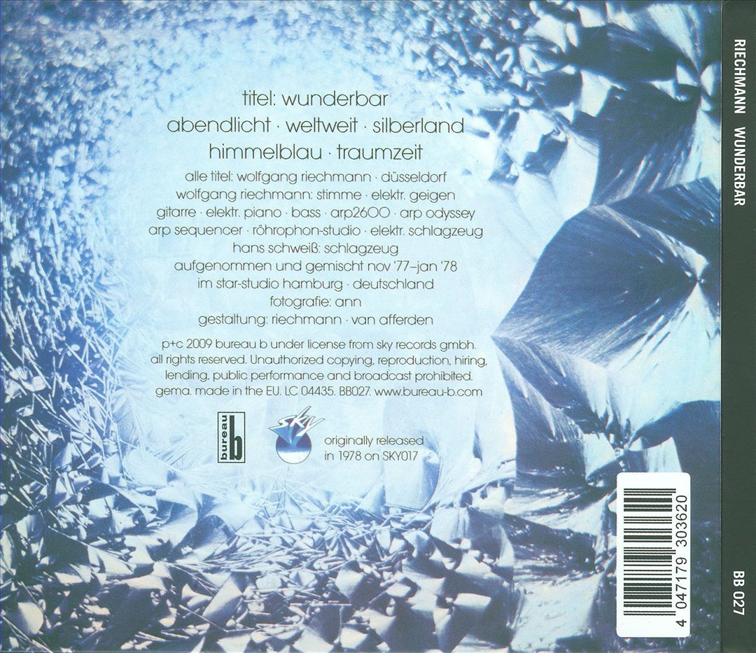 Wunderbar cover art