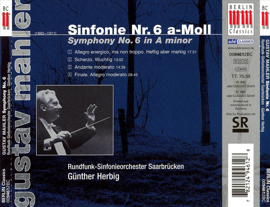 Mahler: Symphony No. 6 cover art