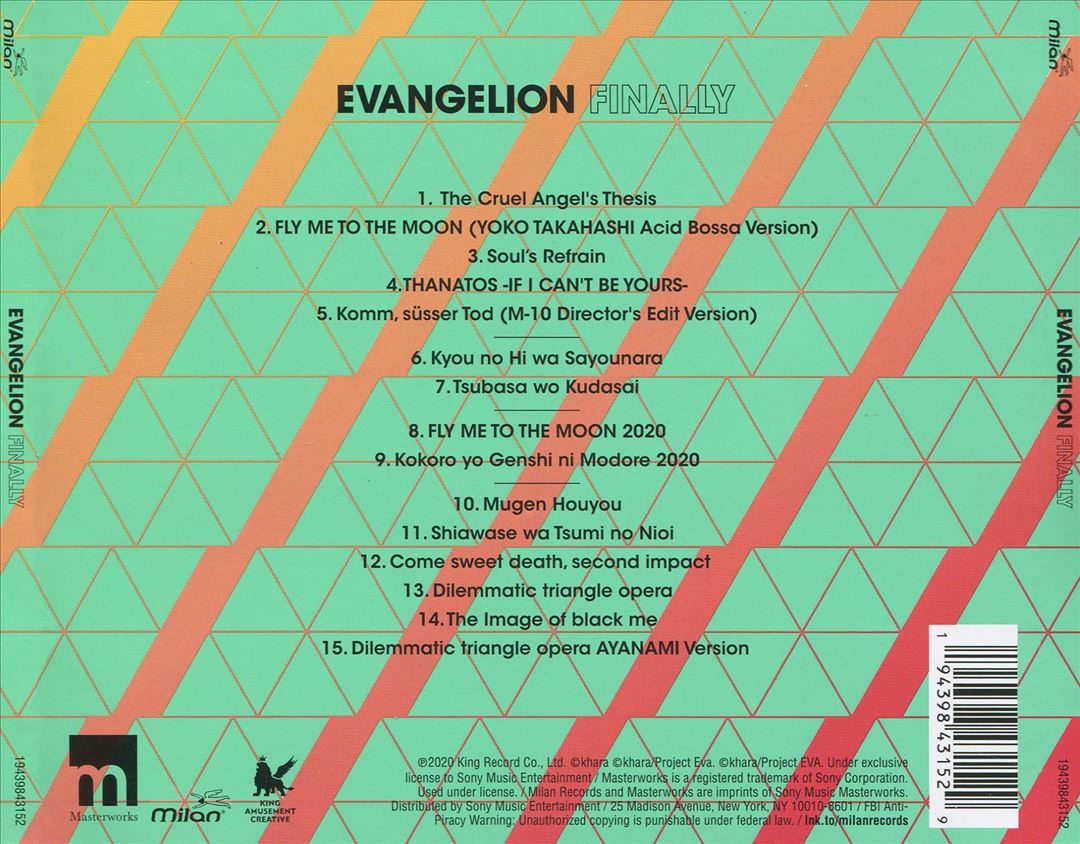 Evangelion Finally cover art