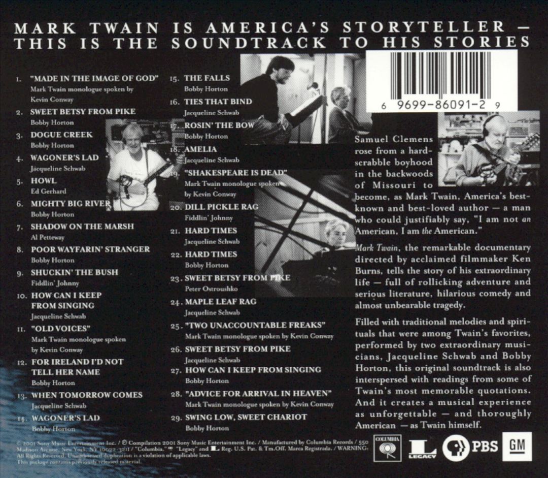 Mark Twain: A Film Directed by Ken Burns cover art