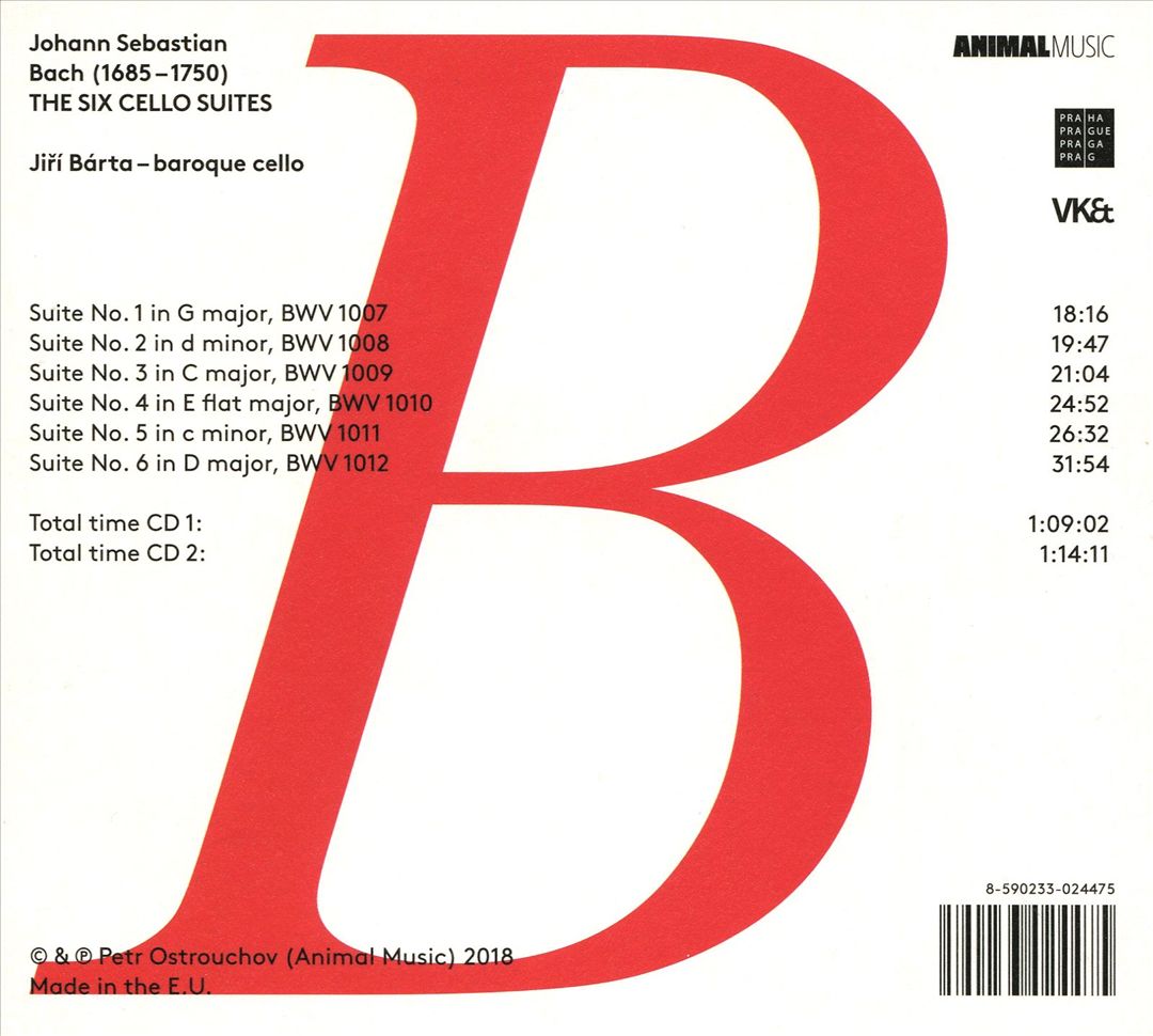 Bach: The Six Cello Suites cover art