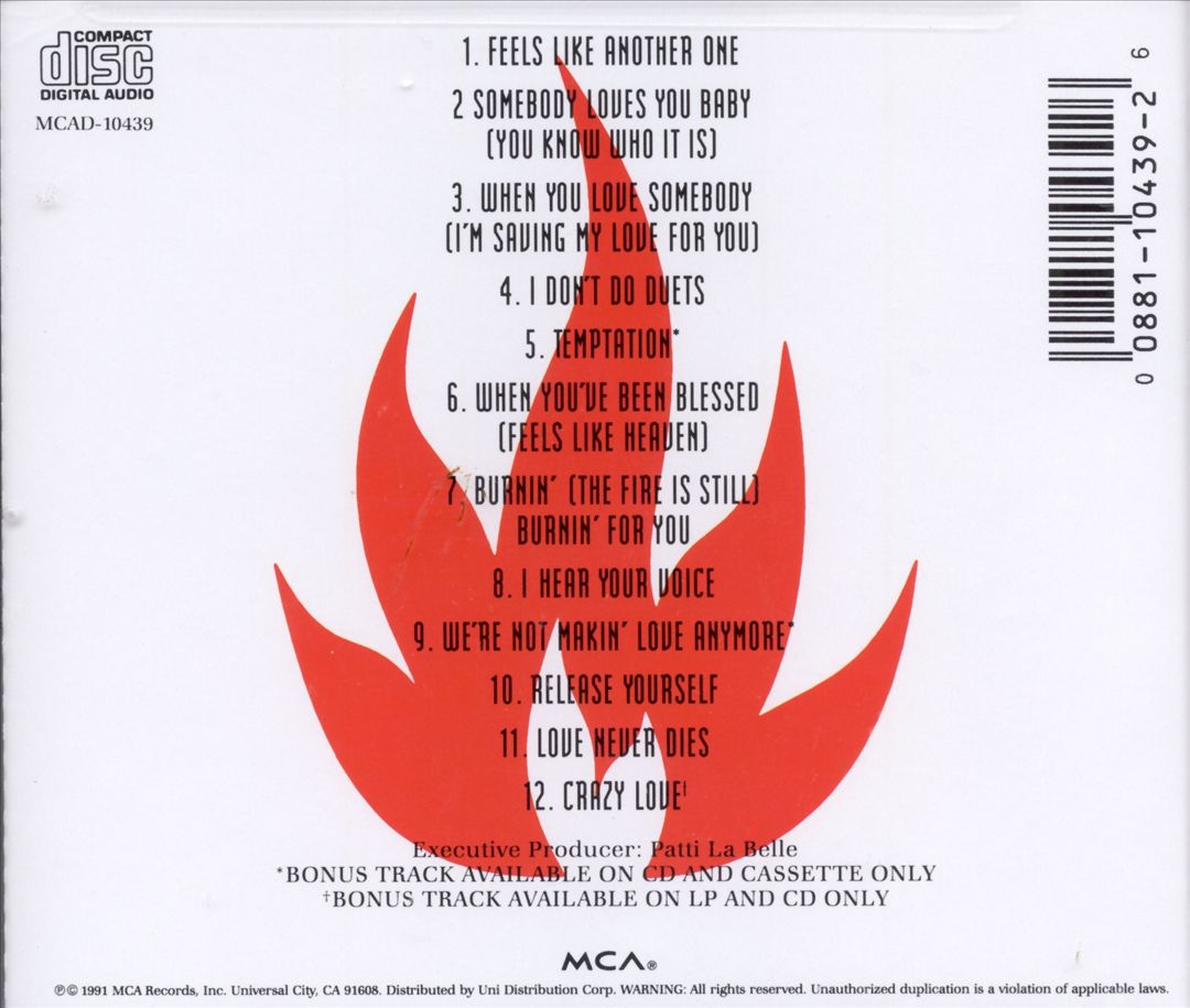 Burnin' cover art