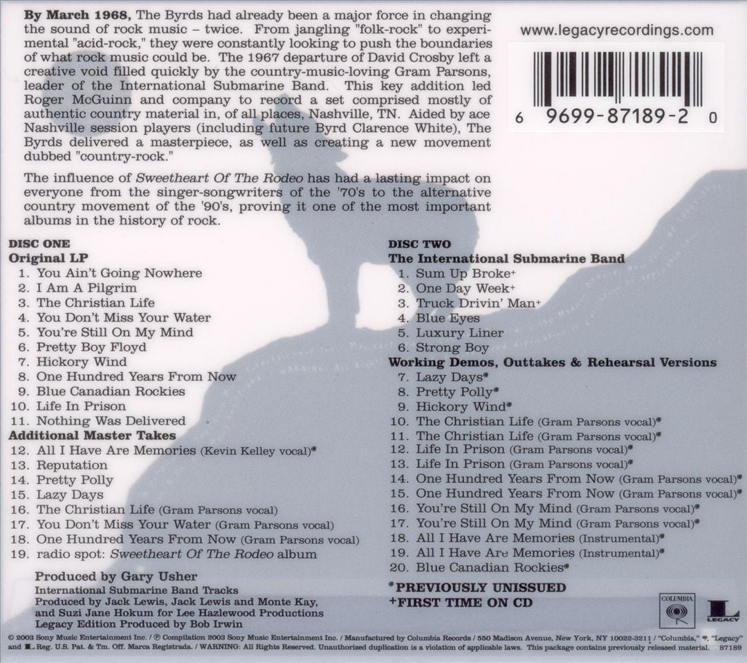 Sweetheart of the Rodeo [Legacy Edition] cover art