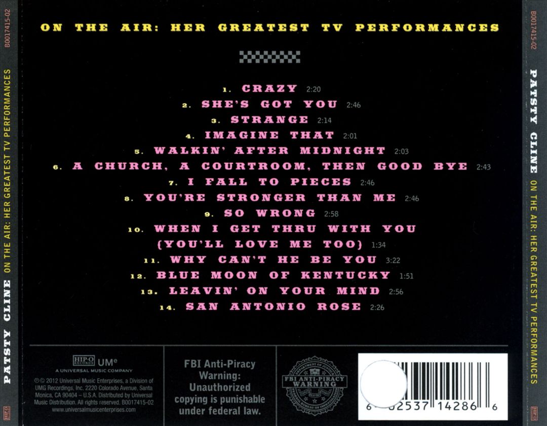 On the Air: Her Greatest TV Performances cover art