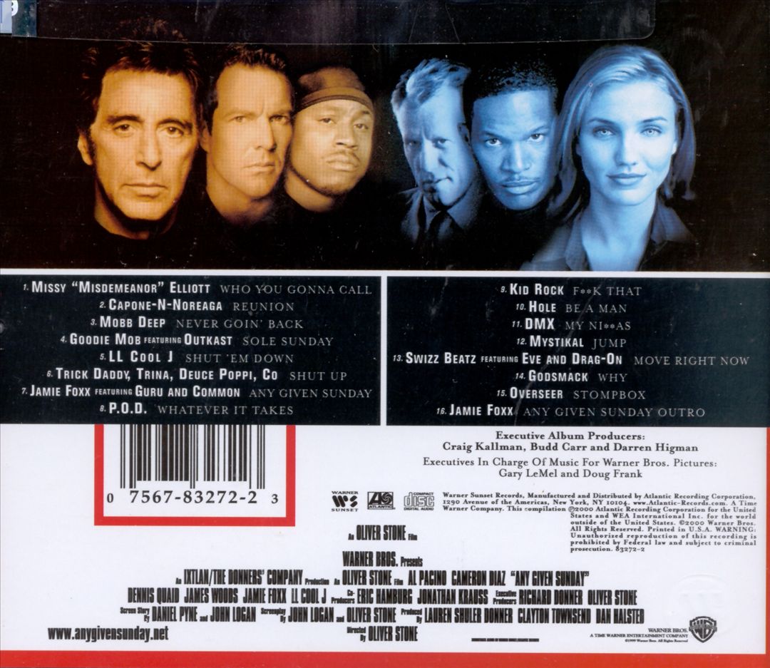 Any Given Sunday cover art