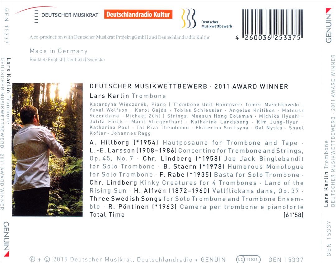 Swedish Trombone Wilderness cover art