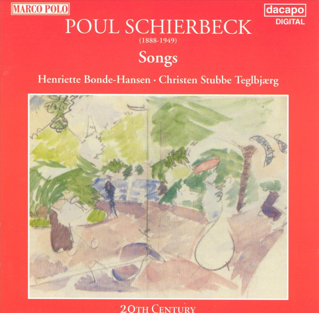 Poul Schierbeck: Songs cover art