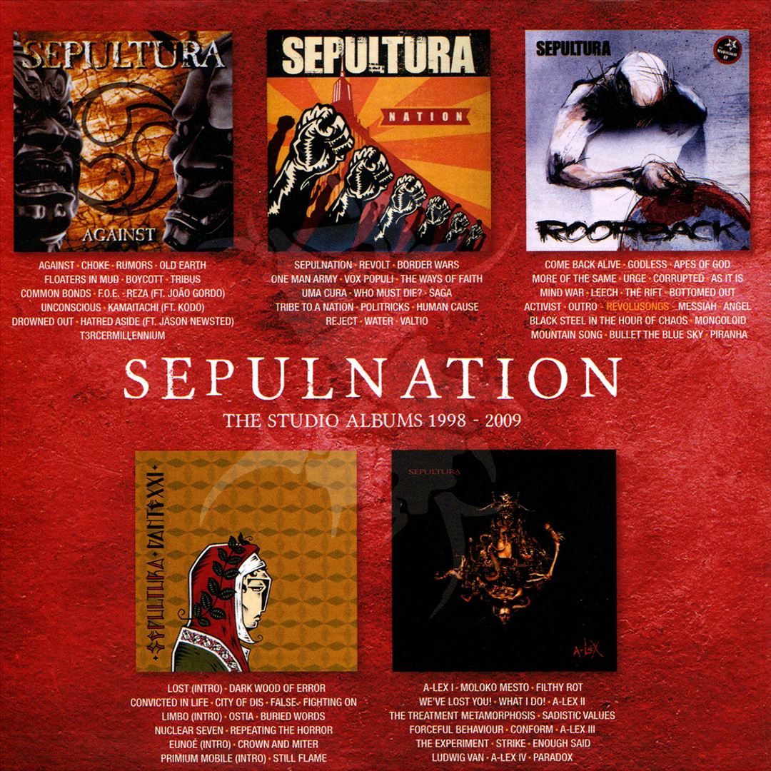 Sepulnation: The Studio Albums 1998-2009 cover art