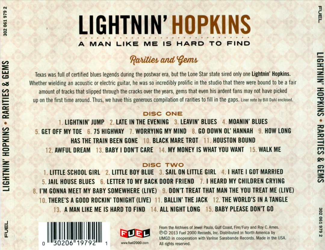 Man Like Me Is Hard to Find: Rarities & Gems cover art
