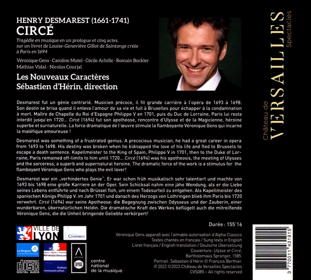 Desmarest: Circé cover art