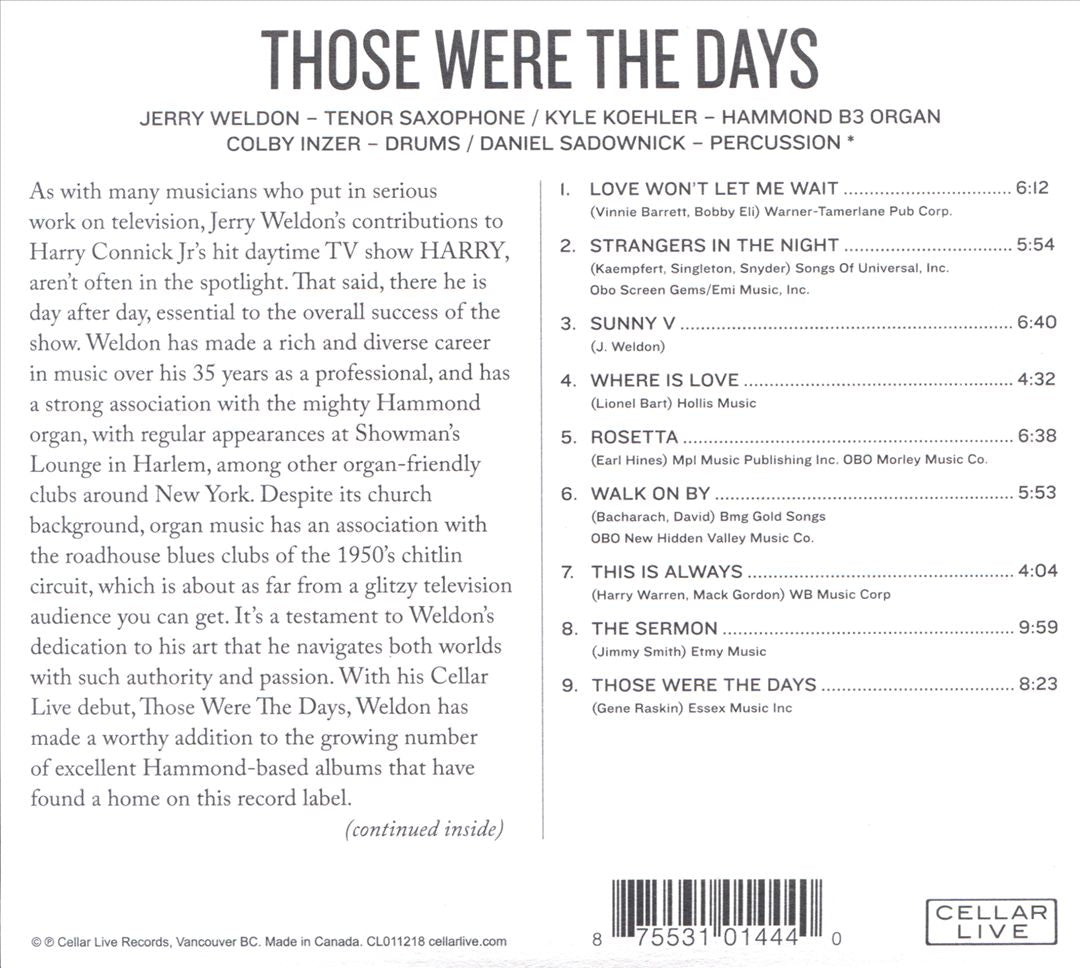 Those Were the Days cover art