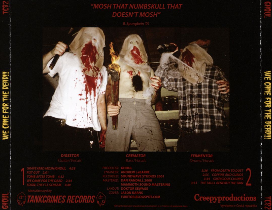 We Came for the Dead cover art