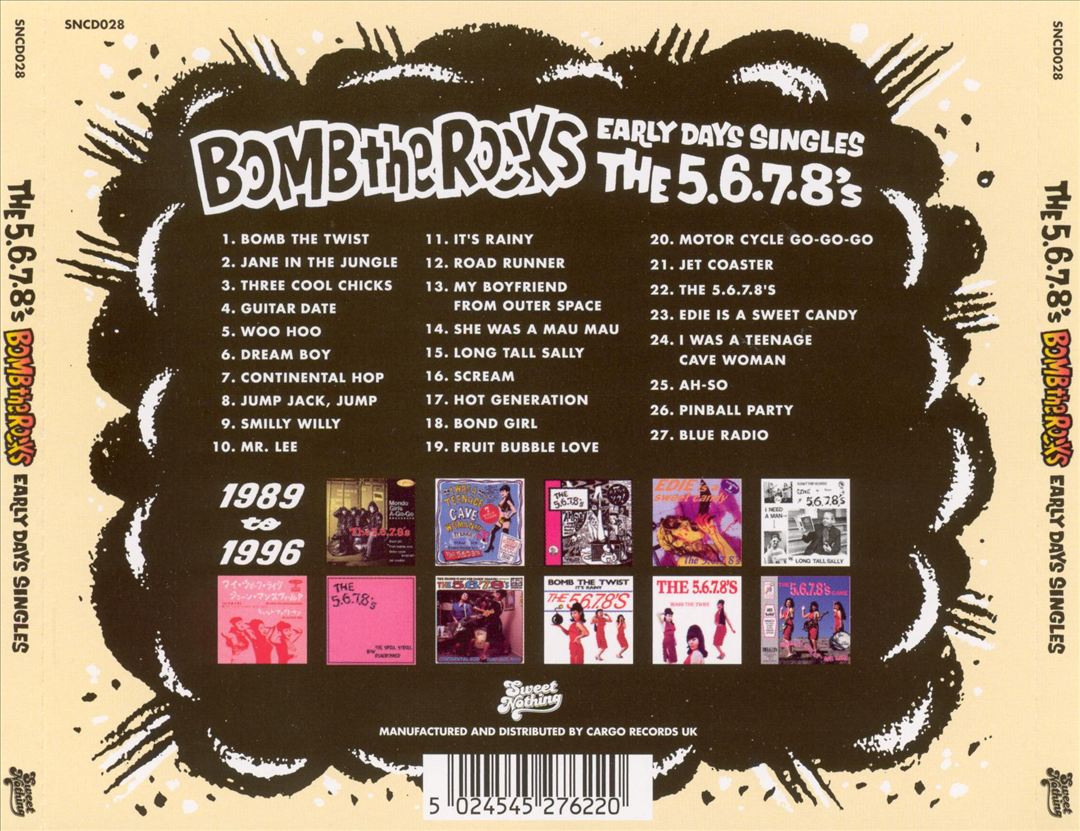 Bomb the Rocks: Early Days Singles 1989 cover art