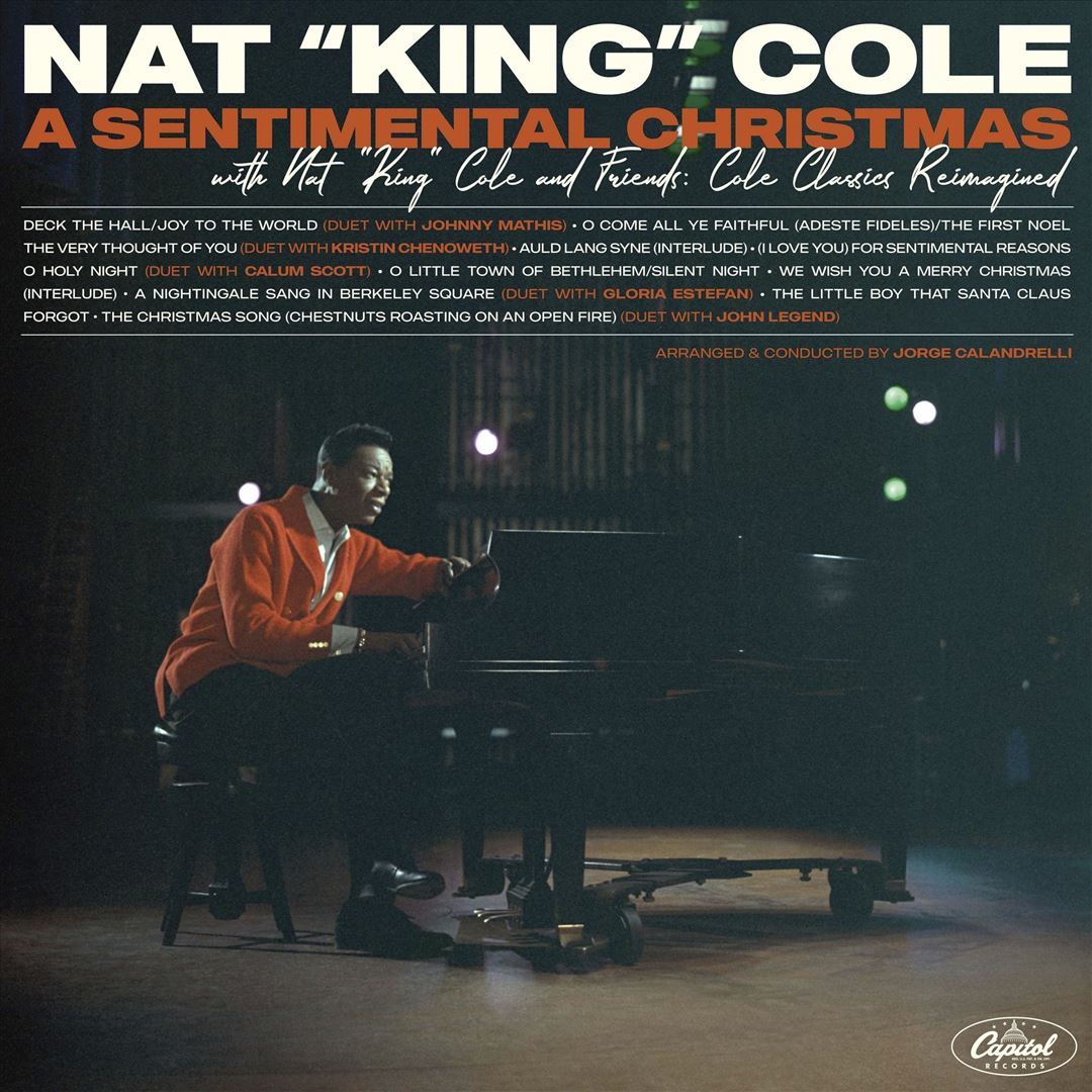 Sentimental Christmas with Nat "King" Cole and Friends [Translucent Red LP] cover art