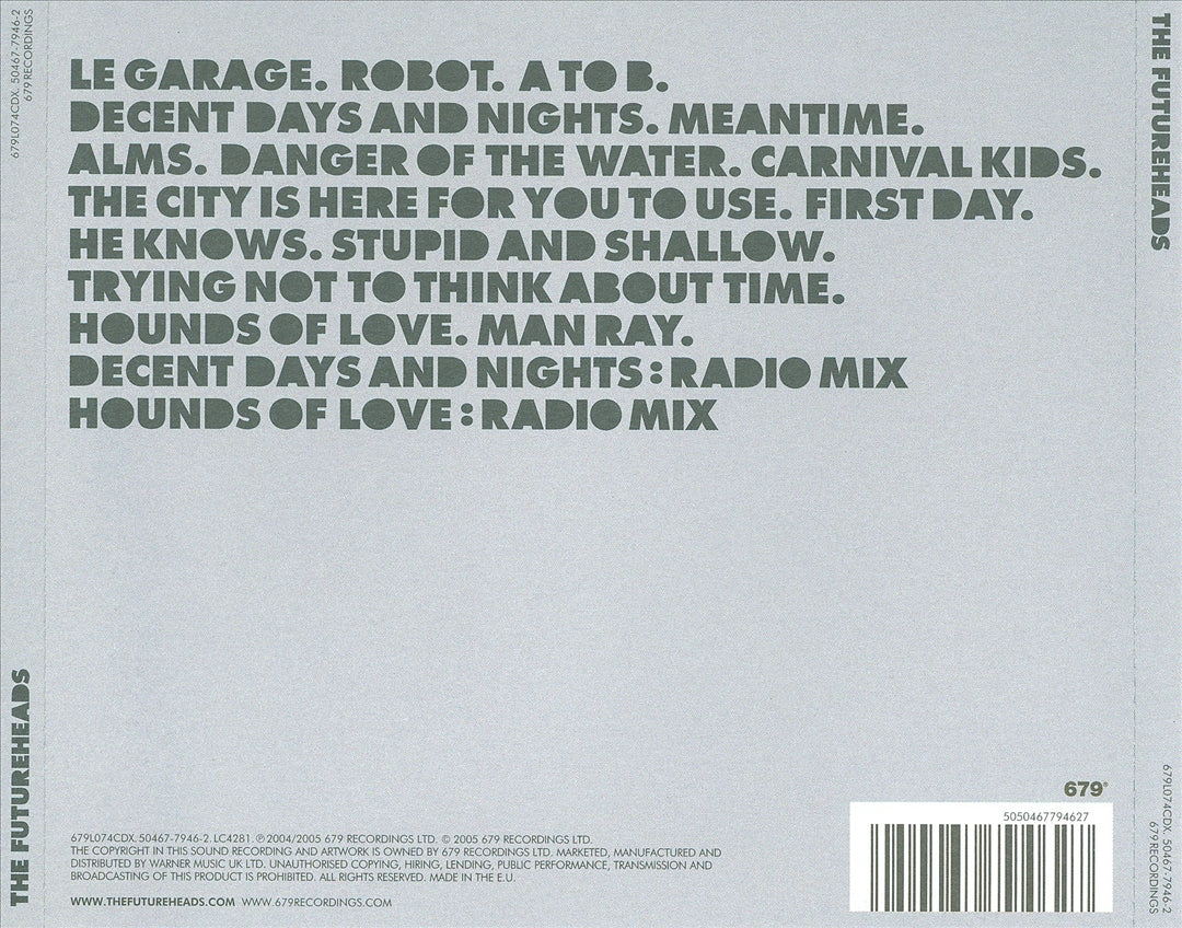 Futureheads [Bonus DVD] cover art