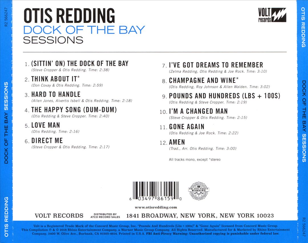 Dock of the Bay Sessions cover art