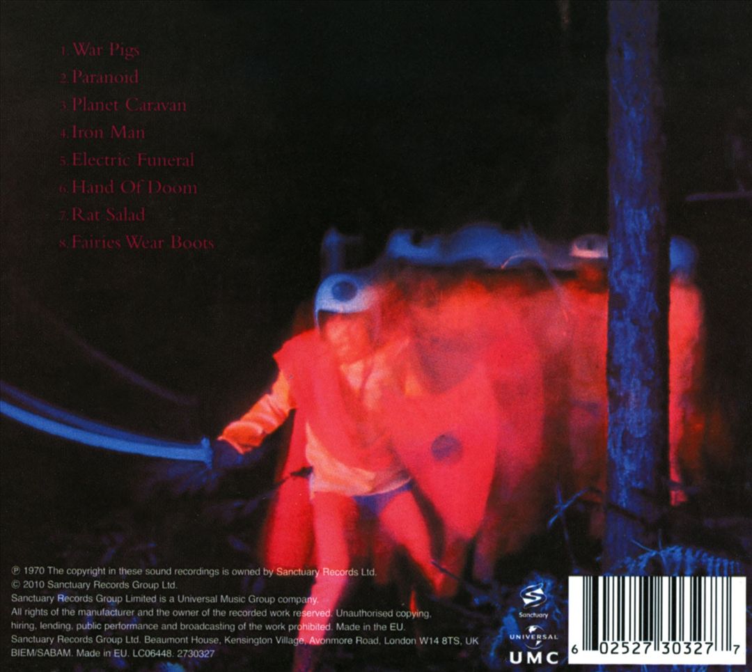 Paranoid cover art