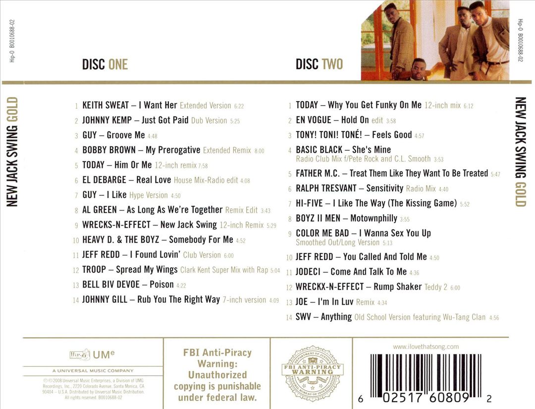 New Jack Swing Gold cover art