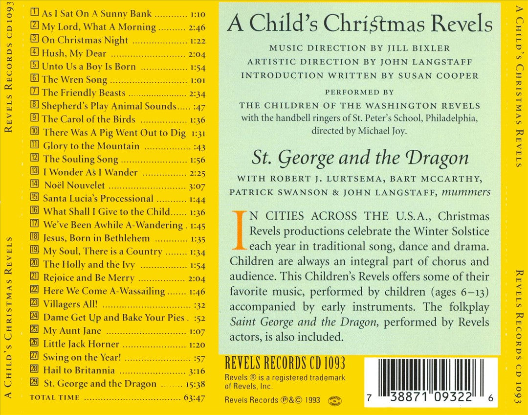 Child's Christmas Revels cover art