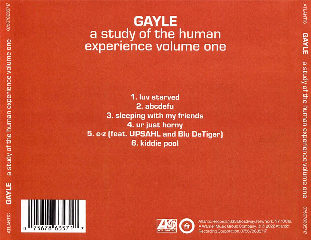 Study of the Human Experience, Vol. 1 cover art