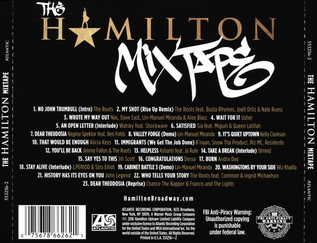 Hamilton Mixtape [Edited] cover art