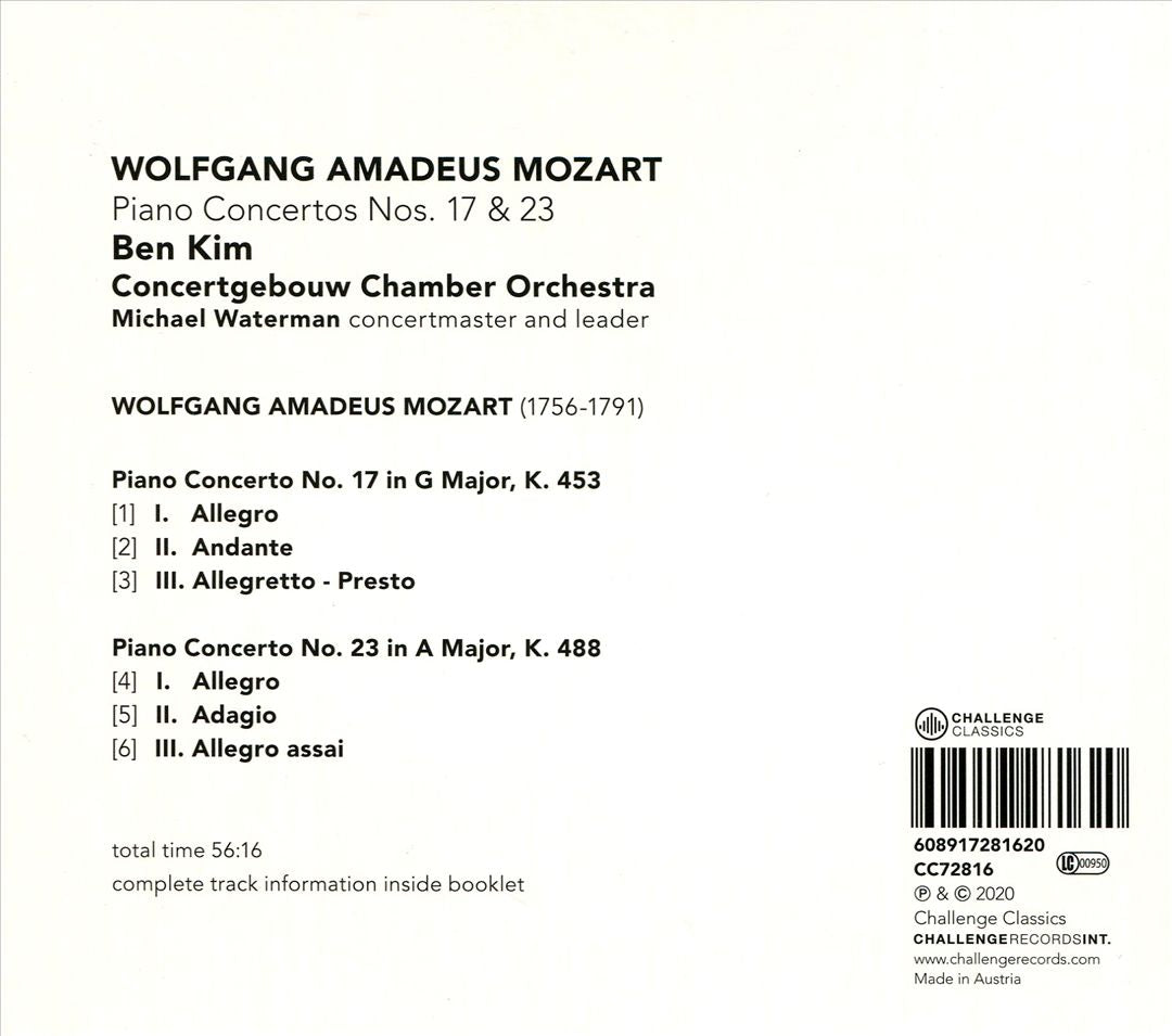 Mozart: Piano Concertos Nos. 17 & 23 cover art