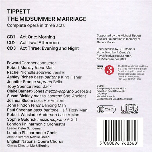 Tippett: The Midsummer Marriage cover art