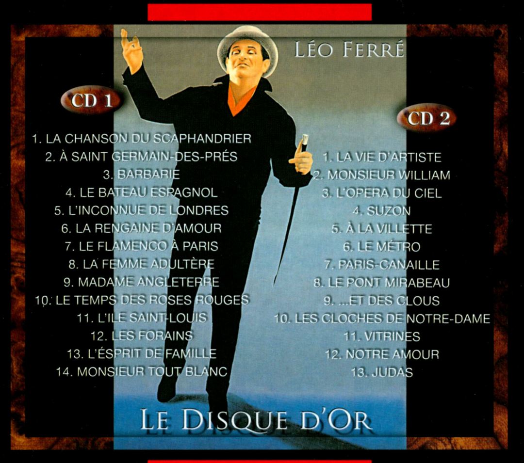 Disque d'Or cover art