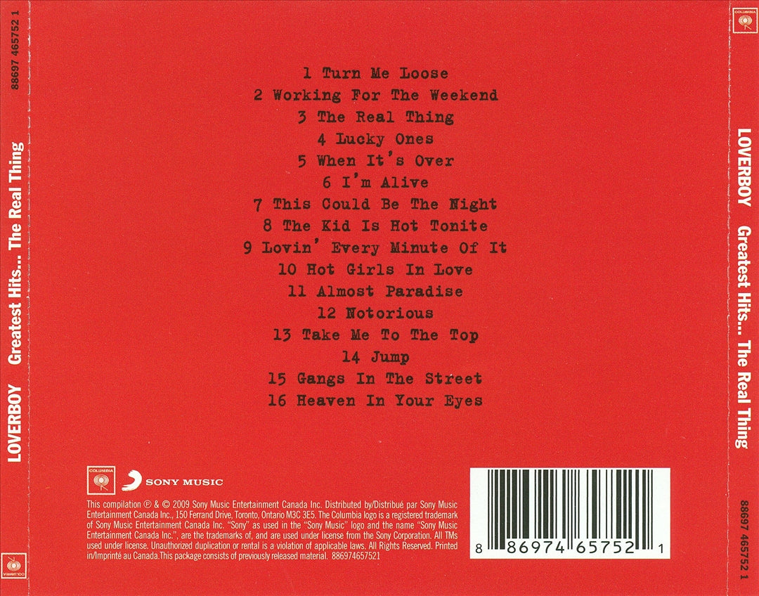 Real Thing: Greatest Hits cover art