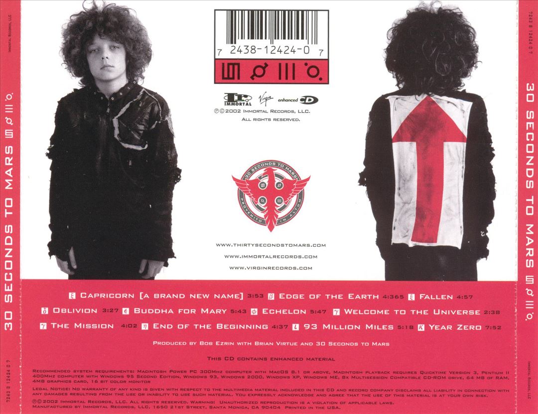 30 Seconds to Mars cover art