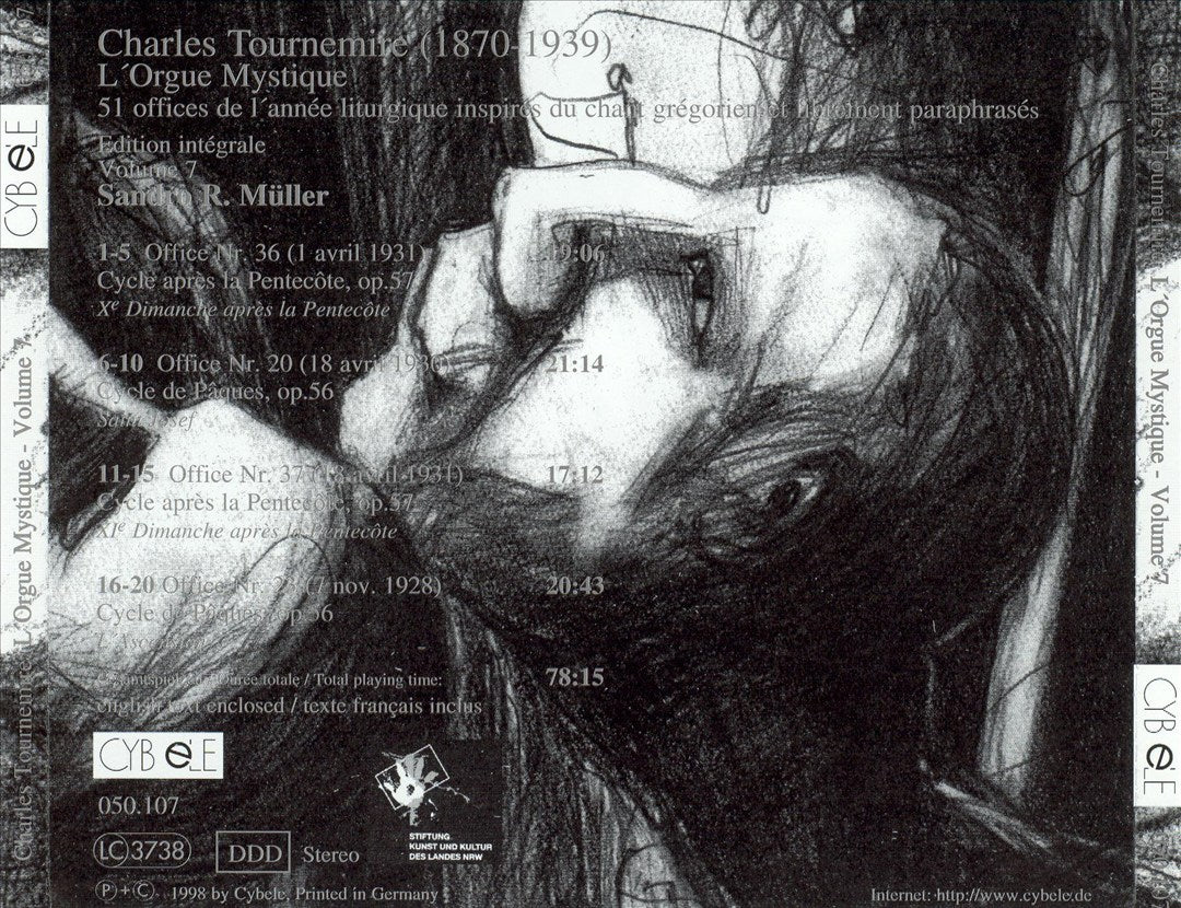 Charles Tournemire: L'Orgue Musique, Edition intégrale, Vol. 7 cover art