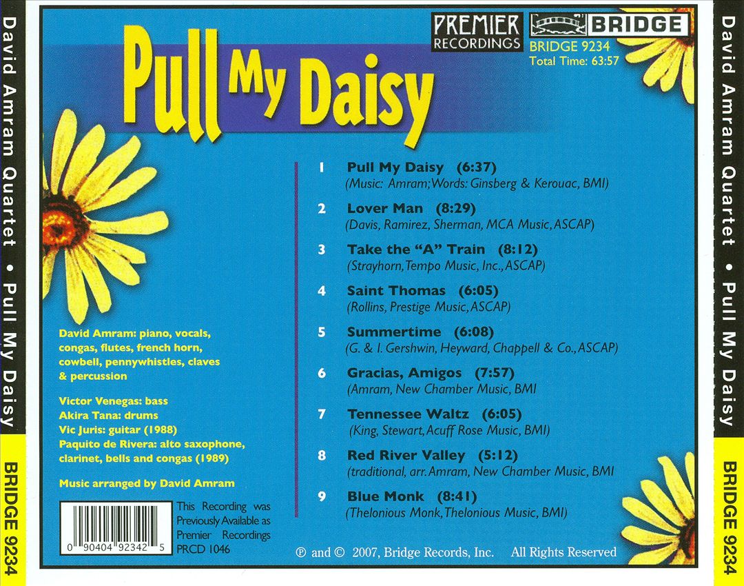 Pull My Daisy & Other Jazz Classics cover art