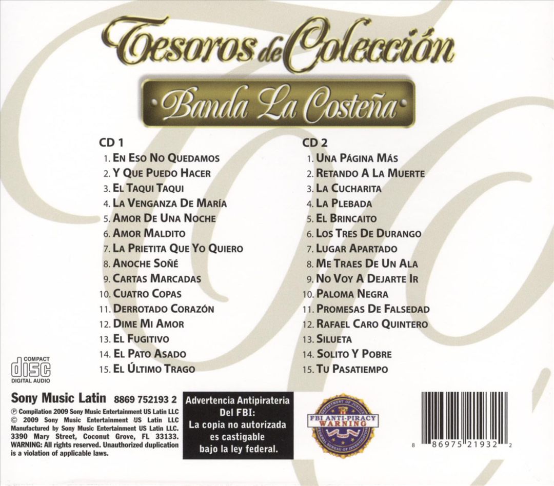 Tesoros de Coleccion cover art