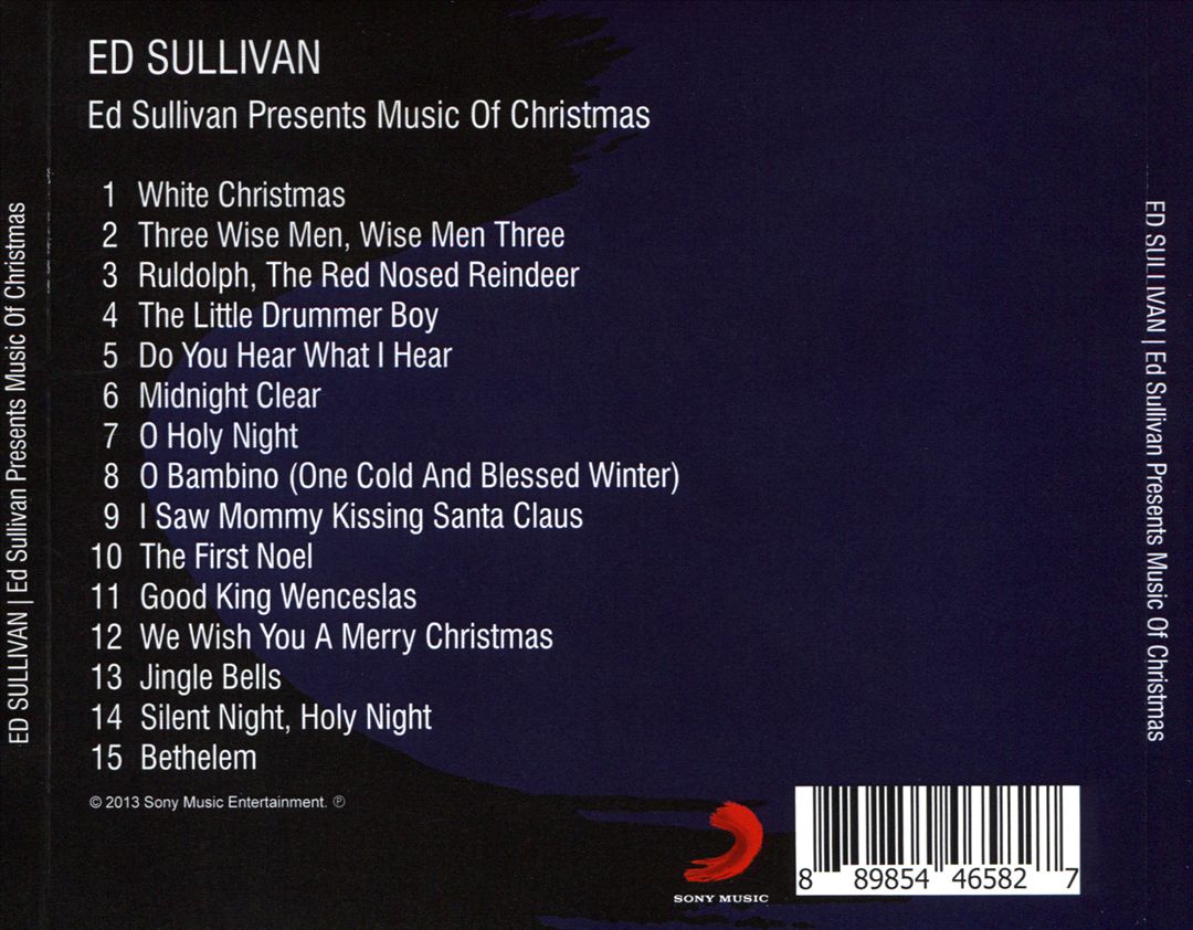 Ed Sullivan Presents Music of Christmas cover art