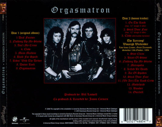 Orgasmatron cover art