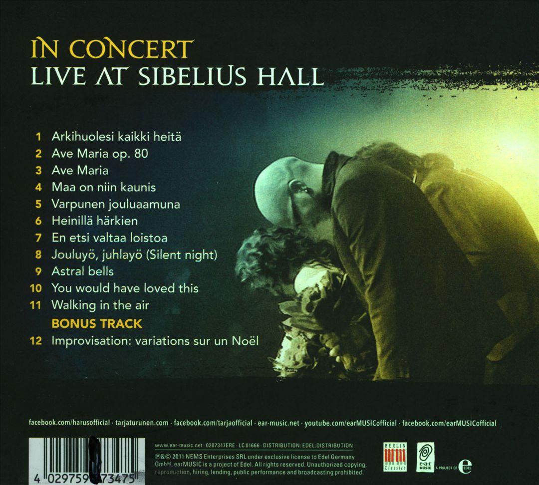 In Concert: Live At Sibelius Hall cover art
