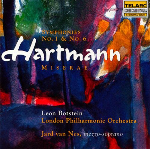 Hartmann: Symphonies Nos. 1 & No. 6; Miserae cover art