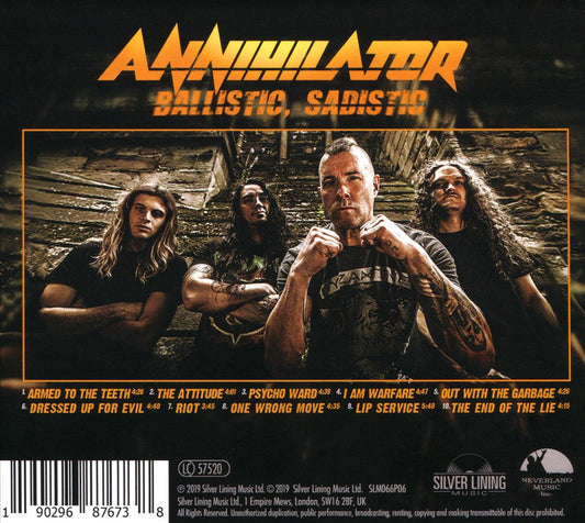 Ballistic, Sadistic cover art