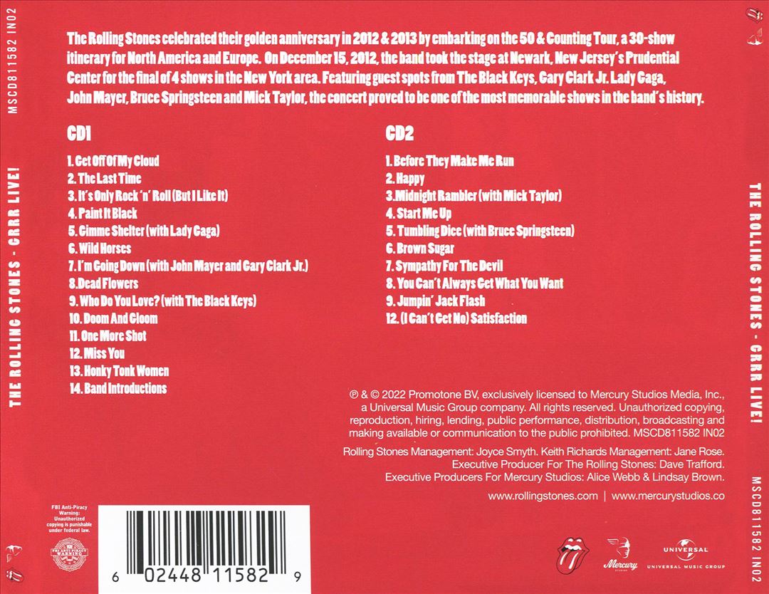 Grrr Live! cover art