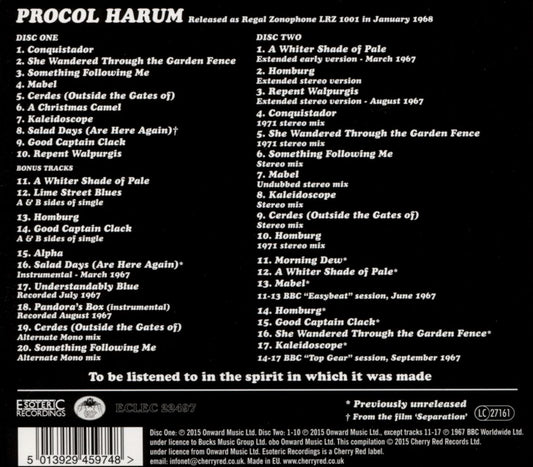 Procol Harum [Deluxe Edition] [2 CD] cover art