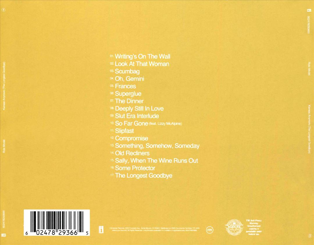 Kansas Anymore (The Longest Goodbye) cover art