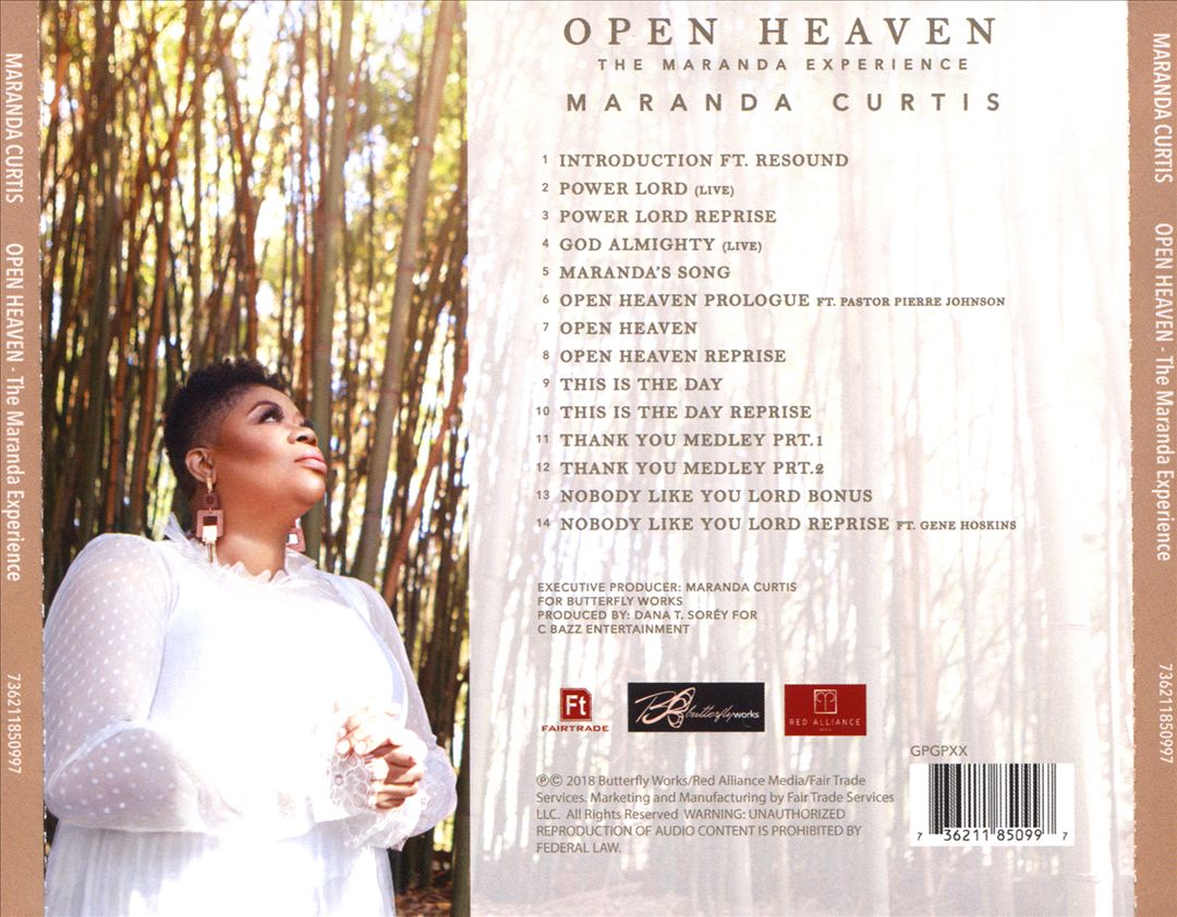 Open Heaven: The Maranda Experience Live cover art